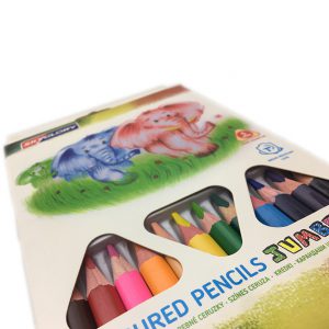 خرید اینترنتی مداد رنگی جامبو 12 رنگ