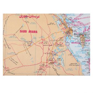 خرید آنلاین نقشه سیاسی و تاریخی خلیج فارس