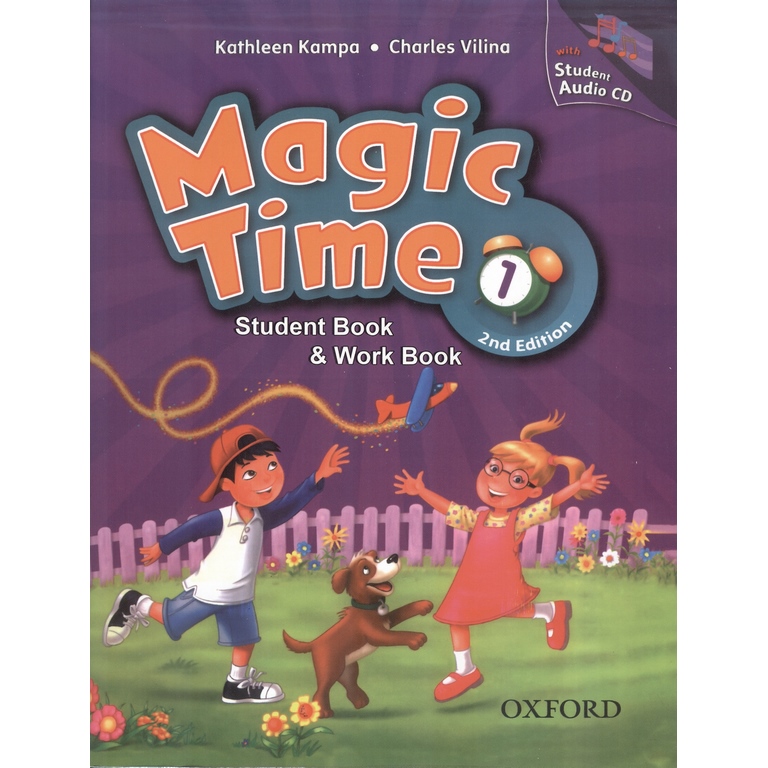 Magic Time 1 2nd Edition テキスト、ワークブック、cd Magic Time 2nd Edition by Kathy Kampa and Charles Vilina on