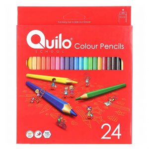 قیمت مداد رنگی 24 رنگ کوییلو Quilo جعبه مقوایی