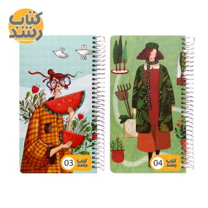 دفترچه پالتویی ۱۰۰ برگ