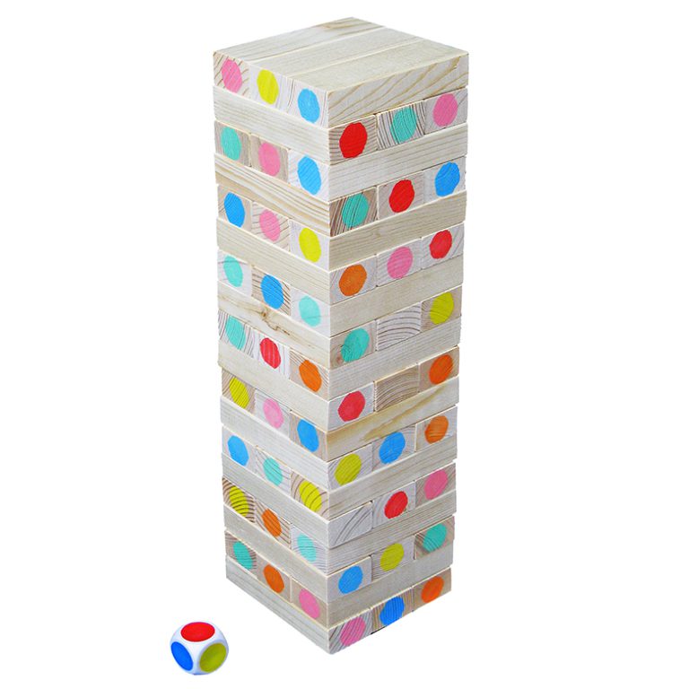 بازی جنگا (برج هیجان) رنگی یارات Jenga