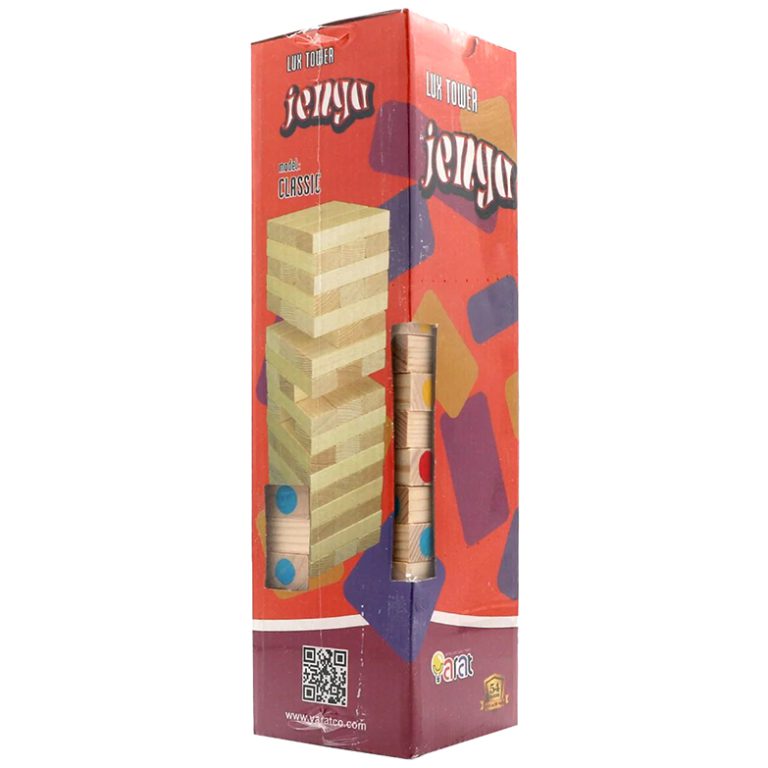 بازی جنگا (برج هیجان) رنگی یارات Jenga