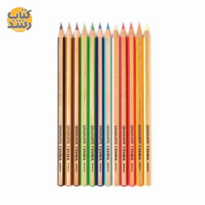قیمت مداد رنگی 12 رنگ حرفه ای لیرا
