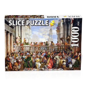 خرید پازل 1000 تکه اسلایس (Slice Puzzle) طرح ازدواج در قانا