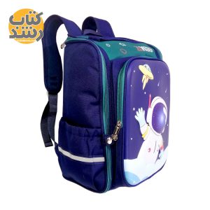 کوله پشتی صندوقی با کیفیت طرح پسرانه