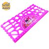 خط کش شابلون دار طرح کرومی ژله ایی