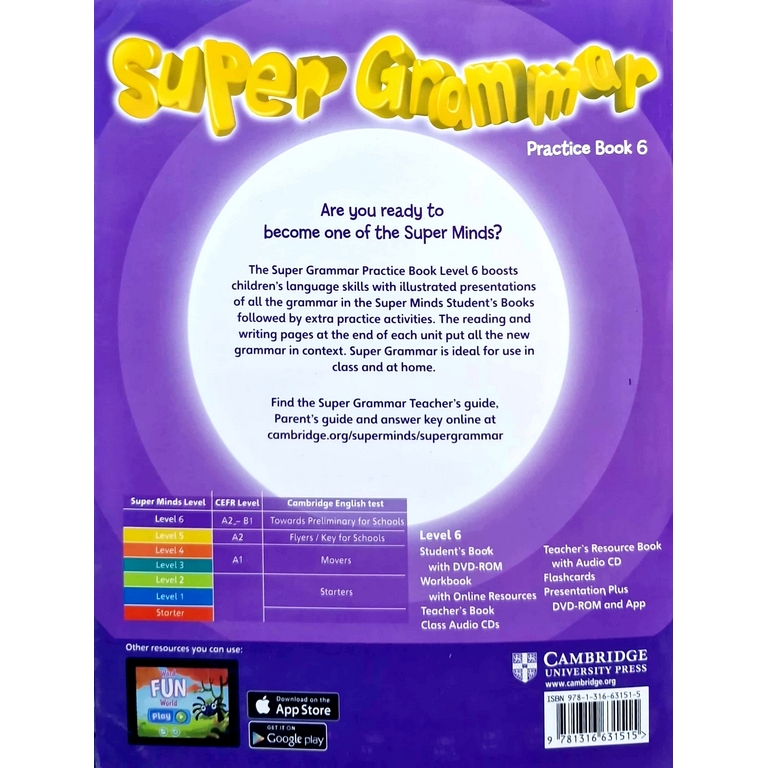 Super Grammar Practice Book 6 (SB+QR) | فروشگاه اینترنتی کتاب رشد