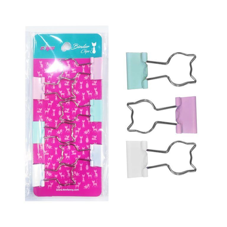 گیره دوبل کاغذ TTMFANCY Clips گربه ای