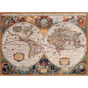 قیمت و خرید پازل 1000 تکه اسلایس (Slice Puzzle) طرح نقشه باستانی جهان