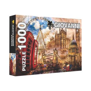 قیمت و خرید پازل 1000 تکه جیوانی (GIOVANNI) طرح لندن قدیمی