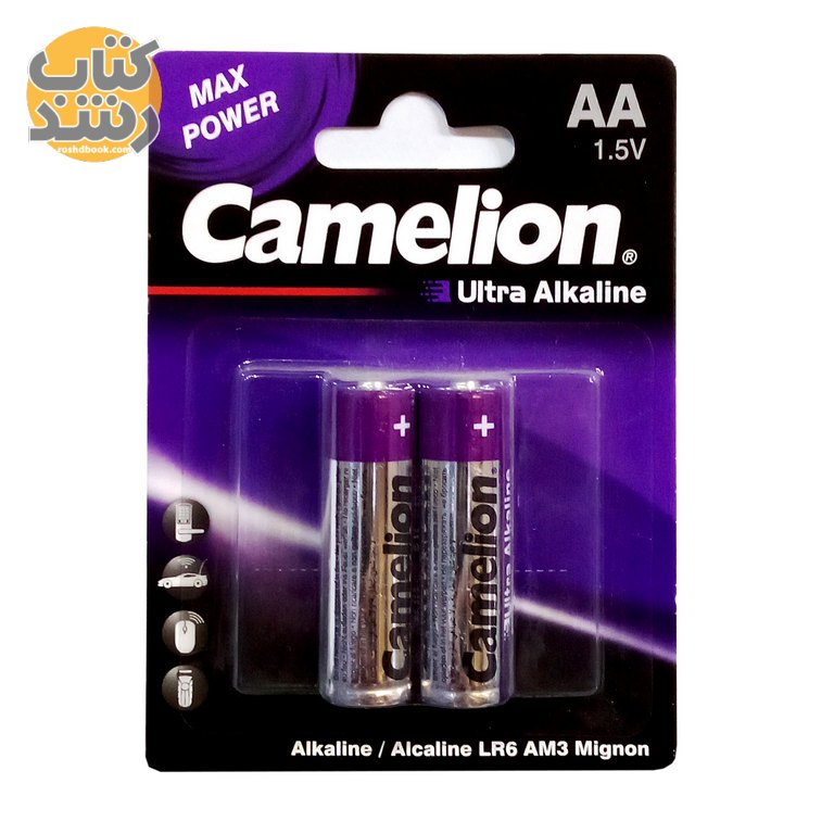 باتری قلمی 1.5V کملیون Camelion Ultra Alkaline مجموعه 2 عددی