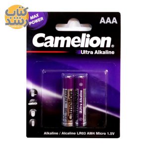 باتری نیم قلمی 1.5V کملیون Camelion Ultra Alkaline مجموعه 2 عددی