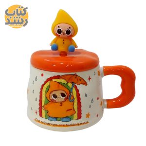 خرید اینترنتی ماگ سرامیکی فانتزی طرح دختر شنل پوش