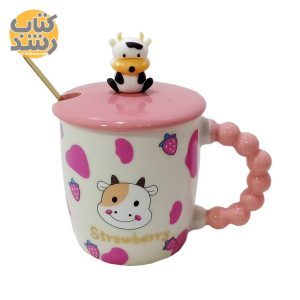 خرید اینرنتی ماگ سرامیکی فانتزی طرح گاو جدید