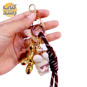 آویز کیف طرح کرای بیبی و سگ بادکنکی