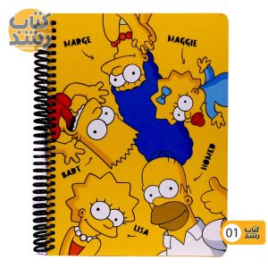 دفتر برنامه ریزی 100 برگ لانگو طرح سیمسون ها