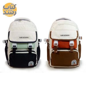 کوله پشتی برزنتی 3 زیپ DESIGN مدل 5081