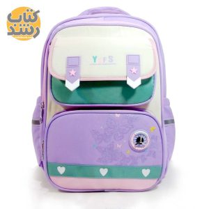 کوله پشتی برزنتی 3 زیپ اسپینر دار مدل 5073