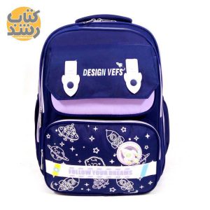 کوله پشتی برزنتی 3 زیپ اسپینر دار مدل 5088