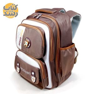 کوله پشتی برزنتی 4 زیپ اسپینر دار مدل 5089