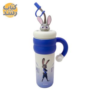 تراول ماگ استیل 850 میلی لیتر طرح جودیت در زوتوپیا