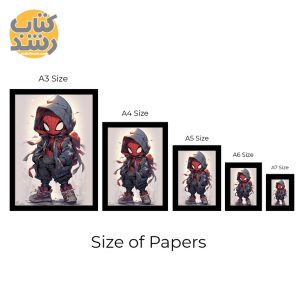 تابلو راویتا طرح اسپایدرمن سایز A5