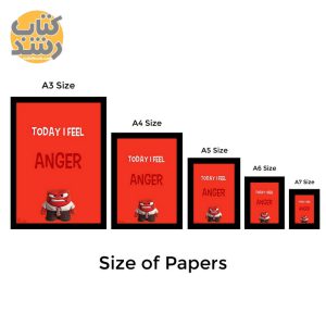 تابلو راویتا طرح انیمیشن درون بیرون Inside out شخصیت خشم ANGER سایز A5