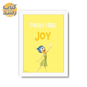 تابلو راویتا طرح انیمیشن درون بیرون Inside out شخصیت شادی JOY سایز A5