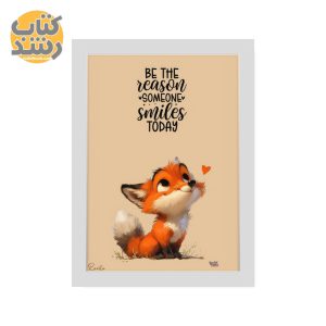 تابلو راویتا طرح روباه Fox کد 3710