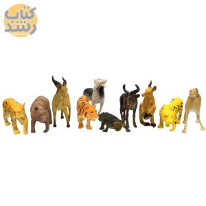 قیمت و خرید اسباب بازی باغ وحش حیوانات وحشی 10 عددی (متوسط)
