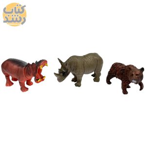 قیمت و خرید اسباب بازی باغ وحش حیوانات وحشی 12 عددی (متوسط) کد 2