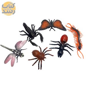 قیمت و خرید اسباب بازی باغ وحش حشرات 6 عددی (متوسط)